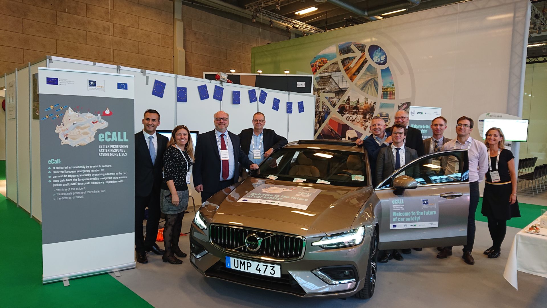 GNSS.asia與Volvo和廠商共同介紹首款支援eCall的汽車