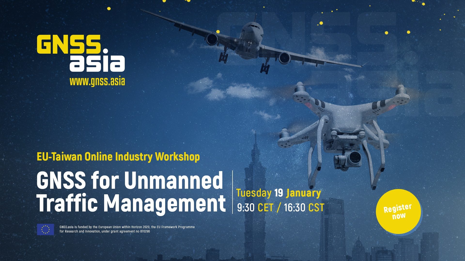 台歐線上研討會 – 無人飛航管理的GNSS應用